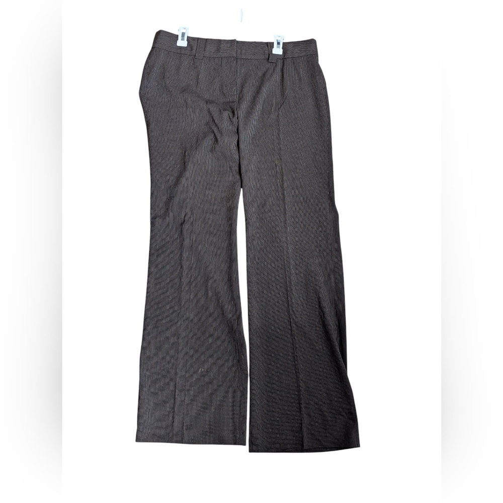 Kenneth Cole Dark Gray Wide-Leg Trousers